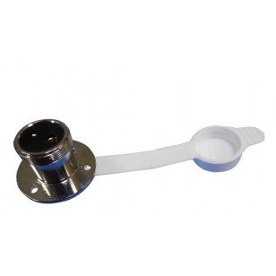 STOPCONTACT VERCHROOMD 2P