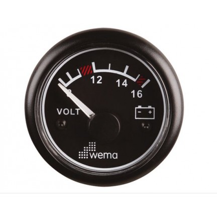 WEMA TANKMETER VUILWATER ZWART