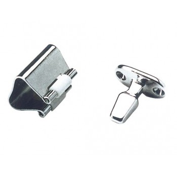 Rol-sluiting chroom 28mm