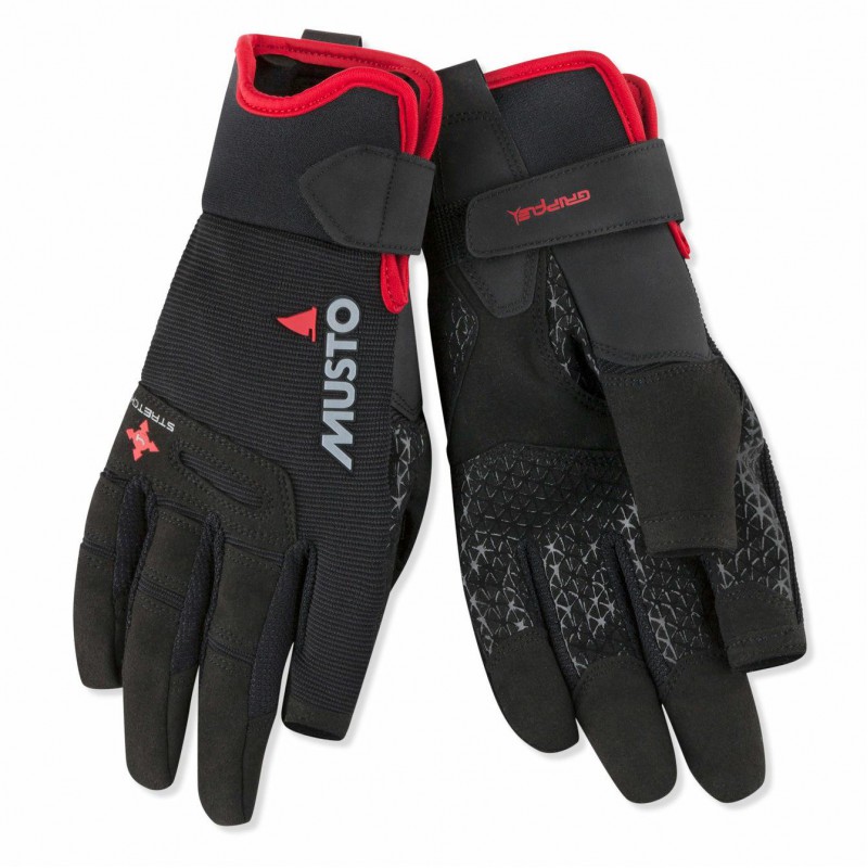 Musto Perf. Zeilhandschoenen XS Lange vingers Zwart