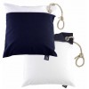 Buitenkussen set van 2 Navy-Wit
