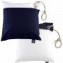 Buitenkussen set van 2 Navy-Wit