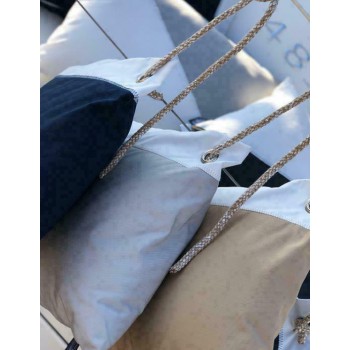 Buitenkussen set van2 Grijs-Wit