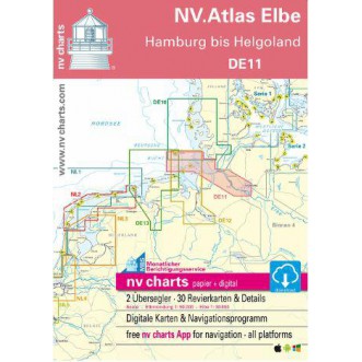 NV Atlas Duitsland DE 11 - Die Elbe, Hamburg bis Helgoland