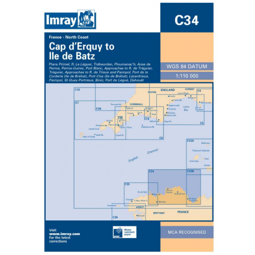 Imray C 34 - Cap dErquy to Ile de Batz