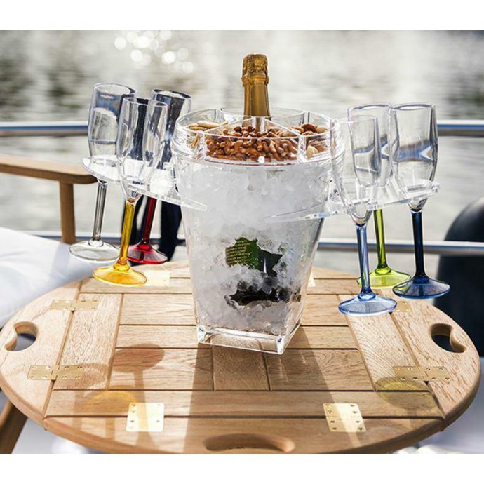 16500 - Party Set Champagne (W/Snacks And Holders) - 1 set