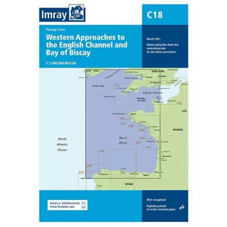Imray C18 - Western Approaches to the English Channel and Biscay