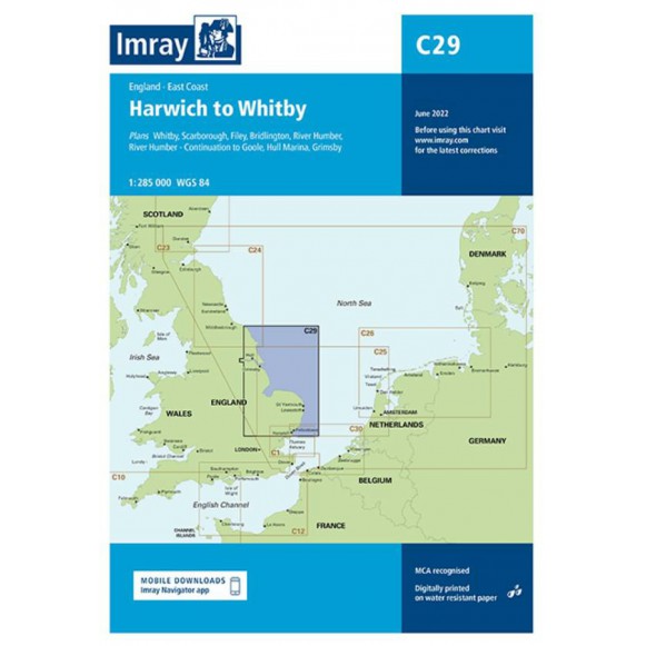 Imray C29 - Harwich to Whitby
