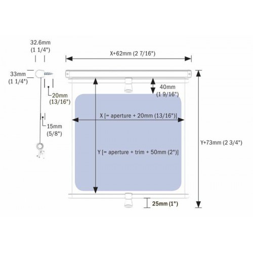 Cabinshade rolgordijn zilver maat 1