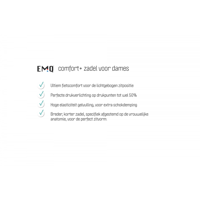 Ergonomisch zadel unisex