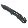 Black Fox Rescue Knife Black G10