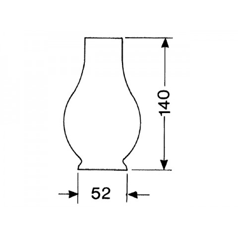 LAMPEGLAS 1 LIGNE X 140MM