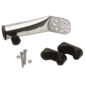 22mm  vlaggenstokhouder RVS