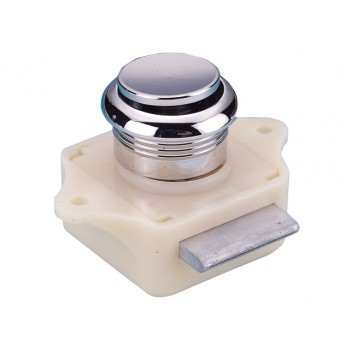 Deurknop Kunsstof Verchroomd