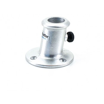 16mm  vlaggenstokhouder schuin Aluminium