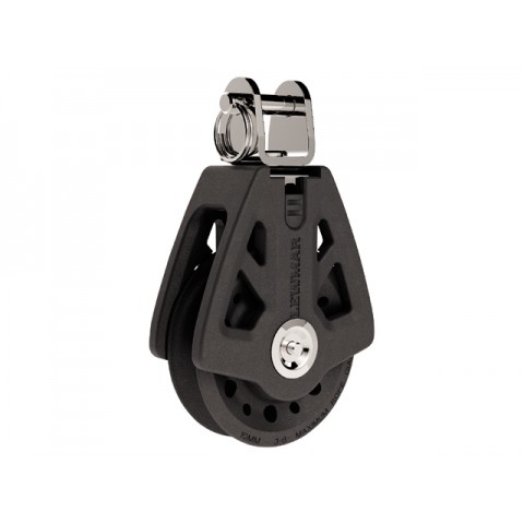 60MM Synchro Single blok met Toggle Zwart