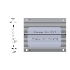 Skysol geplisseerd gordijn wit maat 5