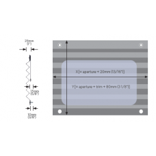 Skysol geplisseerd gordijn wit maat 5