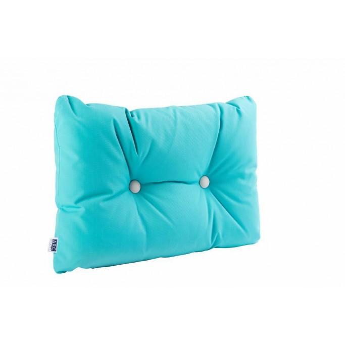 Buitenkussen met knopen Smaragd