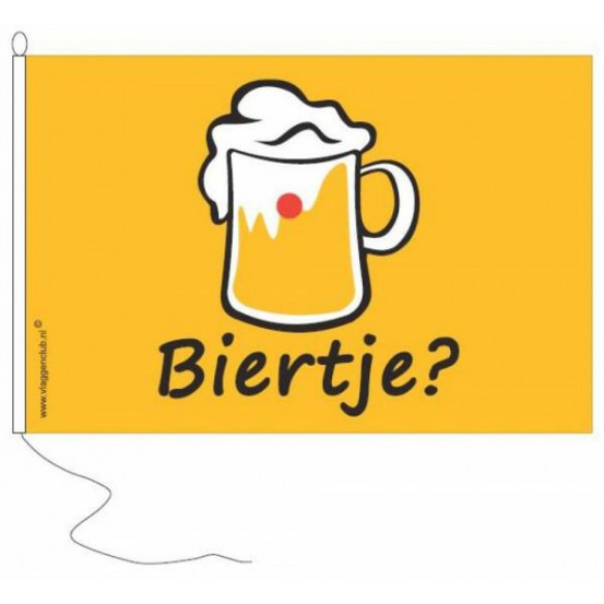Drinkvlag - 30x45cm biertje