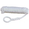 Fenderlijn met oog wit   10mm-2,5m