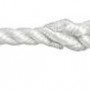 Fenderlijn met oog wit   10mm-2,5m
