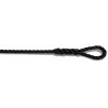 Fenderlijn met oog zwart 10mm-2,5m