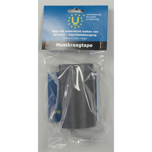 Mastkraagtape 100mm x 1.25m, zwart