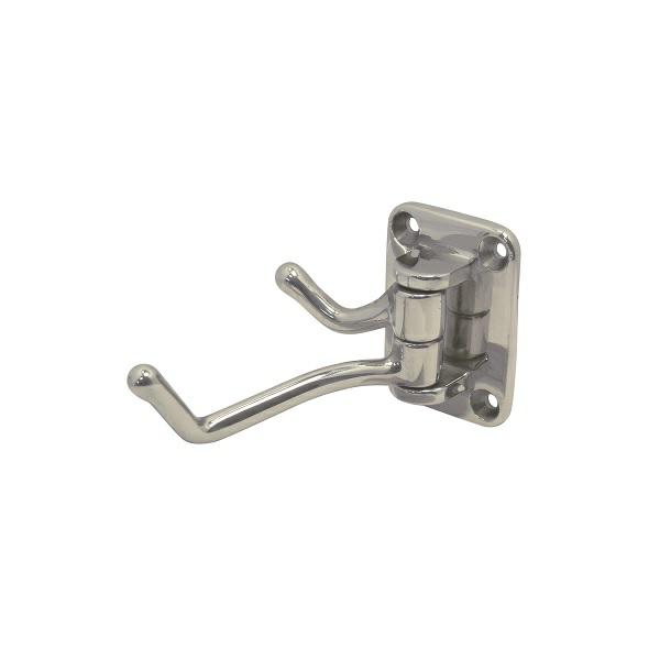 Kledinghaak 43 x 55 x 20mm Draaibaar