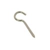 Schroefhaak gebogen RVS  4.4 x 50 mm./A2-304