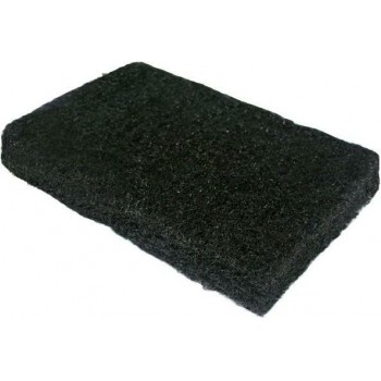 Scrub pad grof, groot, zwart