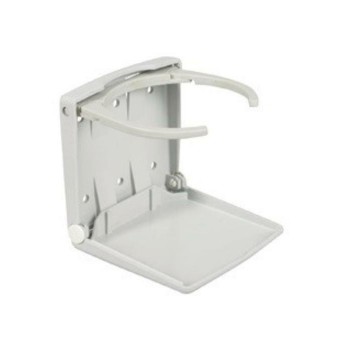 Bekerhouder inkklapbaar en verstelbaar grijs